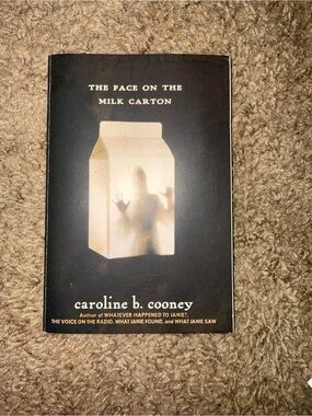 The Face on the Milk Carton by Caroline B. Cooney - Black Cover